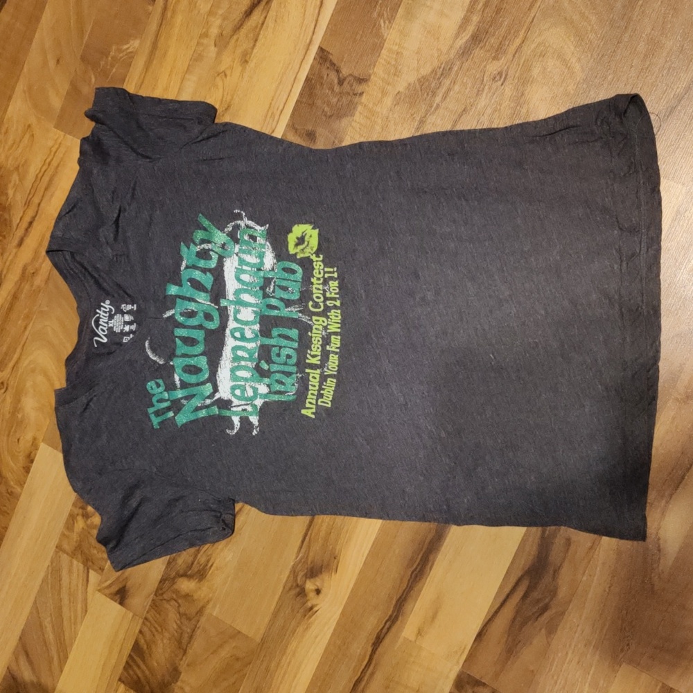 Fun Vanity Naughty Leprechaun T Sz XL